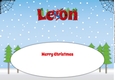 Christmas Spiderman LEON large dl insert