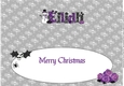 Christmas Goth Theme EILIDH large dl insert