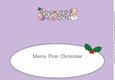 Christmas Angels GRANDDAUGHTER 1st large dl insert