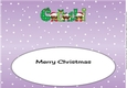 Crazy Christmas Puddings with Christmas decorations CODI large dl insert