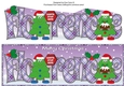 Crazy Christmas Trees with Christmas pudding & sign FLORENCE large dl