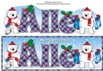 Monty Polar Bear and friend with Christmas stockings ALLE large dl