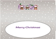 Crazy Christmas Puddings with Christmas decorations AMILEE large dl insert