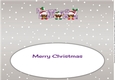 Crazy Christmas Puddings with Christmas decorations TOMASZ large dl insert