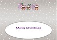 Crazy Christmas Puddings with Christmas decorations AVRIL large dl insert
