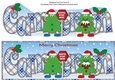 Crazy Christmas Trees with Christmas pudding & sign CAMERON large dl