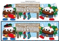 Crazy Scottish Christmas Puddings with big sign NANA & GRANDAD large dl