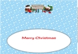 Crazy Scottish Christmas Puddings with big sign NANA & GRANDAD large dl insert