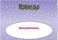Scottish Christmas Robins RASMUS large dl insert