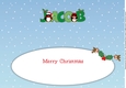 Christmas Penguins JACOB large dl insert