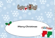 Scottish Rudolf the Reindeer GRAN & DEY large dl insert