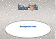 Christmas Highland Cow SIOBHAN & PHIL large dl insert