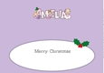 Christmas Angels AMELIA large dl insert
