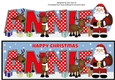Santa and his Reindeers ANNIE large dl