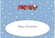 Santa and his Reindeers ANNIE large dl insert