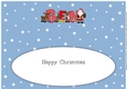Santa and his Reindeers BEN large dl 2 insert