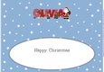 Santa and his Reindeers OLIVIA large dl insert