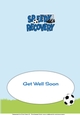 Blue Football Boots & Football SPEEDY RECOVERY insert