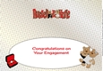Engagement Teddies RUSSEL & KATIE large dl insert