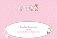 Teddy with Baby Rattle AURORA large dl insert