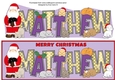 Christmas cats with Santa MATTHEW large dl