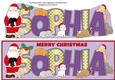 Christmas cats with Santa SOPHIA large dl
