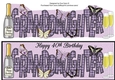 Butterflies & Bubbly GRANDDAUGHTER 40th large dl 2