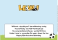 Football Boots & Football LEWI 18th large dl insert
