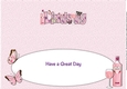 Pink Gin & Butterflies LINDSAY large dl insert