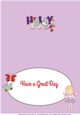 Little Fairies HOLLY a5 insert