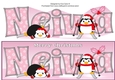 Christmas Fat Penguins Skiing NEIVA large dl