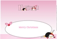 Christmas Fat Penguins Skiing NEIVA large dl insert