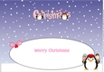 Christmas Fat Penguins Eating Ice Cream CHRISTMAS large dl 2 insert
