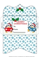 Christmas Fat Penguins Money Wallet 7