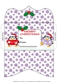 Christmas Fat Penguins Money Wallet 9