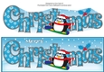 Christmas Fat Penguin Snowboarding CHRISTMAS large dl