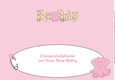 Cute Elephant NEW BABY large dl insert