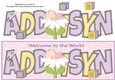 Baby Girl on Flower ADDISYN large dl