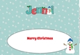 Snowman JENNI large dl insert