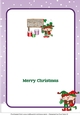 Christmas Elves with Mistletoe and sign BOTH OF YOU insert