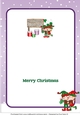 Christmas Elves with Mistletoe and sign SPECIAL COUPLE insert