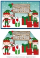 Christmas Elves with presents and sign TWO OF YOU
