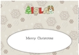 Kosmo the Dog Christmas ISLA large dl insert