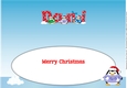 Christmas Fat Penguins DANI large dl insert