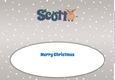 Christmas Highland Cow SCOTT large dl insert