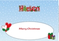Christmas Tree, Hearts & Presents HELEN large dl insert