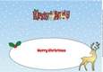 Christmas Reindeers KIRSTY & ANDY large dl insert