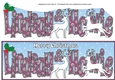 Christmas Reindeers LINDSAY & HOWIE large dl