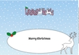 Christmas Reindeers LINDSAY & HOWIE large dl insert
