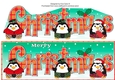 Scottish Christmas Fat Penguins CHRISTMAS large dl 2